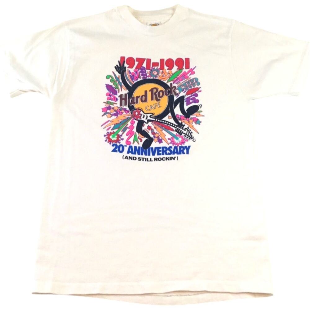 Hard Rock Cafe 20th Anniversary TShirt Vintage Classic Large